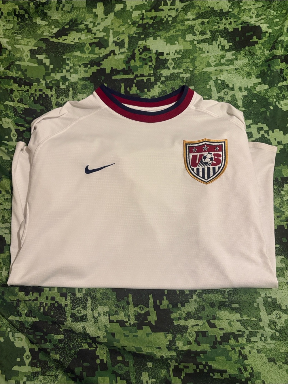 Nike Sphere USA USMNT National Soccer Team Training Jersey 20012002 long sleeve